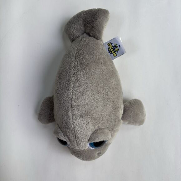 The Petting Zoo Grey Manatee Plush Stuffed Animal Ocean Mammal Toy 2011 9 in. - Picture 6 of 12